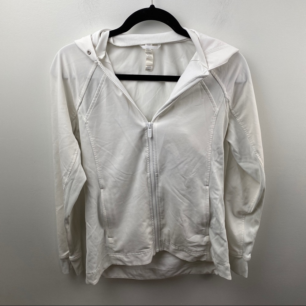 lululemon get ready jacket full zip white